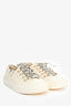Christian Dior Cream 'Walk'n'Dior' Sneakers Size 37.5