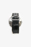 Cartier Steel/Leather Black Alligator 'Ballon Bleu' Watch