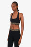 Versace Black/Gold Medusa Bralette Size 3