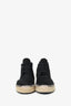 Balenciaga Black Suede Espadrille Boots Size 41