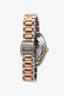Omega Rose Gold Seamaster Aqua Terra 34mm with Taupe Leather Strap + Stainless Steel Strap