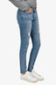 Frame Blue Denim Distressed Skinny Jeans Size 27