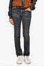 Victoria Beckham Black Denim Striaght Legged Jeans Size 27