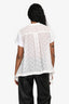Sacai 2023 White Lace Detail T-Shirt Size 2