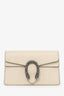 Gucci Cream Leather Super Mini Dionysus Crossbody