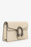 Gucci Cream Leather Super Mini Dionysus Crossbody