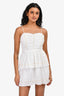 Tularosa White/Beige Cotton Mini Dress Size XS