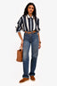 Khaite Blue Denim 'Albi' Straight Leg Jeans Size 24