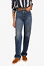 Khaite Blue Denim 'Albi' Straight Leg Jeans Size 24