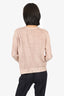 Avant Toi Pink Distressed Knit Sweater Size M