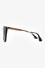 Prada Brown Tortoiseshell Cat Eye Sunglasses with Gold Detail