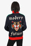 Gucci Black Modern Future Angry Cat Jacket Size S Mens