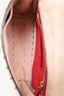 Valentino Pink Leather Rockstud Spike Medium Top Handle Bag