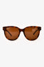 Balenciaga Tortoise Logo All Over Sunglasses