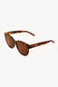 Balenciaga Tortoise Logo All Over Sunglasses