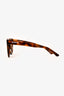 Balenciaga Tortoise Logo All Over Sunglasses