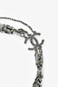 Pre-Loved Chanel™ 2013 Gunmetal Triple CC Chain Necklace