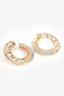 Pre-Loved Chanel™ 2023 Gold Toned Multicoloured Crystal Round Stud Earrings