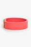 Louis Vuitton Coral Patent Leather Bracelet Size 17
