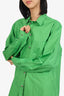 Nanushka Green Button Down Shirt Size M