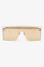 Christian Dior White Frame DiorClub M1U Shield Mask Sunglasses