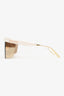 Christian Dior White Frame DiorClub M1U Shield Mask Sunglasses