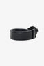 Versace Black Leather Medusa Buckle Belt Size 85/34