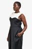 Tibi Black & White Wide Leg Jumpsuit Size 12