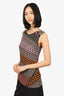 Missoni Brown/Orange Knit Sleeveless Top Estimated Size S