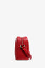 Gucci Red Leather GG 'Blondie' Crossbody Bag