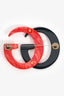 Gucci Black/Red Acrylic GG Brooch