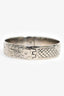Alexander Mcqueen Silver Tone Cuff Bracelet