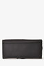 Christian Dior 2021 Black Ultramatte Leather Small Saddle Pouch with Chain