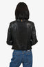 Mackage Black Leather Biker Jacket Estimated Size M (As Is)