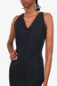 Chiara Boni La Petite Black Sleeveless Cut Out Back Dress Size 42