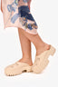 Gucci Cream Rubber Platform Clogs Size 37