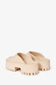 Gucci Cream Rubber Platform Clogs Size 37