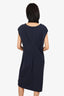 MaxMara Navy Blue Wool Sleeveless Dress Size 16
