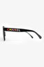 Pre-Loved Chanel™ Black/ Multicolour Logo Oversized Sunglasses