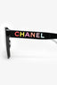 Pre-Loved Chanel™ Black/ Multicolour Logo Oversized Sunglasses