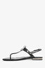 Roger Vivier Black Crystal Embellished Sandals Size 38.5