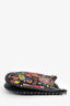 Valentino 2018 Black Leather Multicolour Beaded Guitar Crossbody Bag
