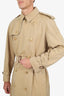 Burberry London Beige Trench Coat Size 52 Mens