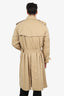 Burberry London Beige Trench Coat Size 52 Mens