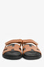 Hermès Brown Leather Chypre Sandals Size 37