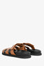 Hermès Brown Leather Chypre Sandals Size 37