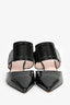 Roger Vivier Black Patent Kitten Mules Size 37