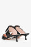 Roger Vivier Black Patent Kitten Mules Size 37