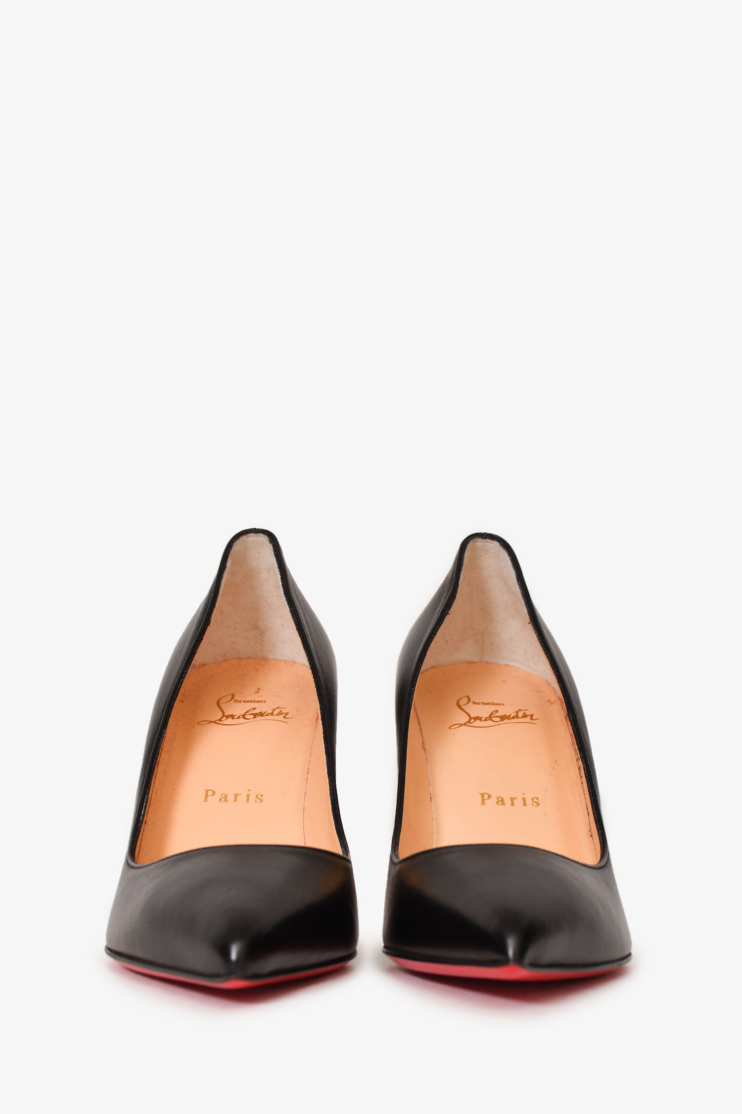 Christian Louboutin Black Leather 'Pigalle 85' Size 36 – Mine & Yours