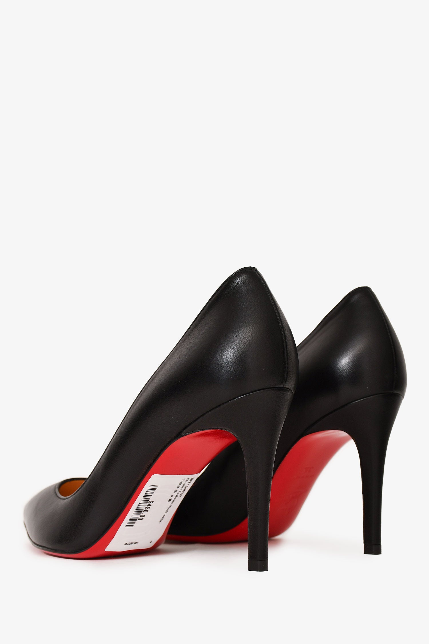 Christian Louboutin Black Leather 'Pigalle 85' Size 36 – Mine & Yours